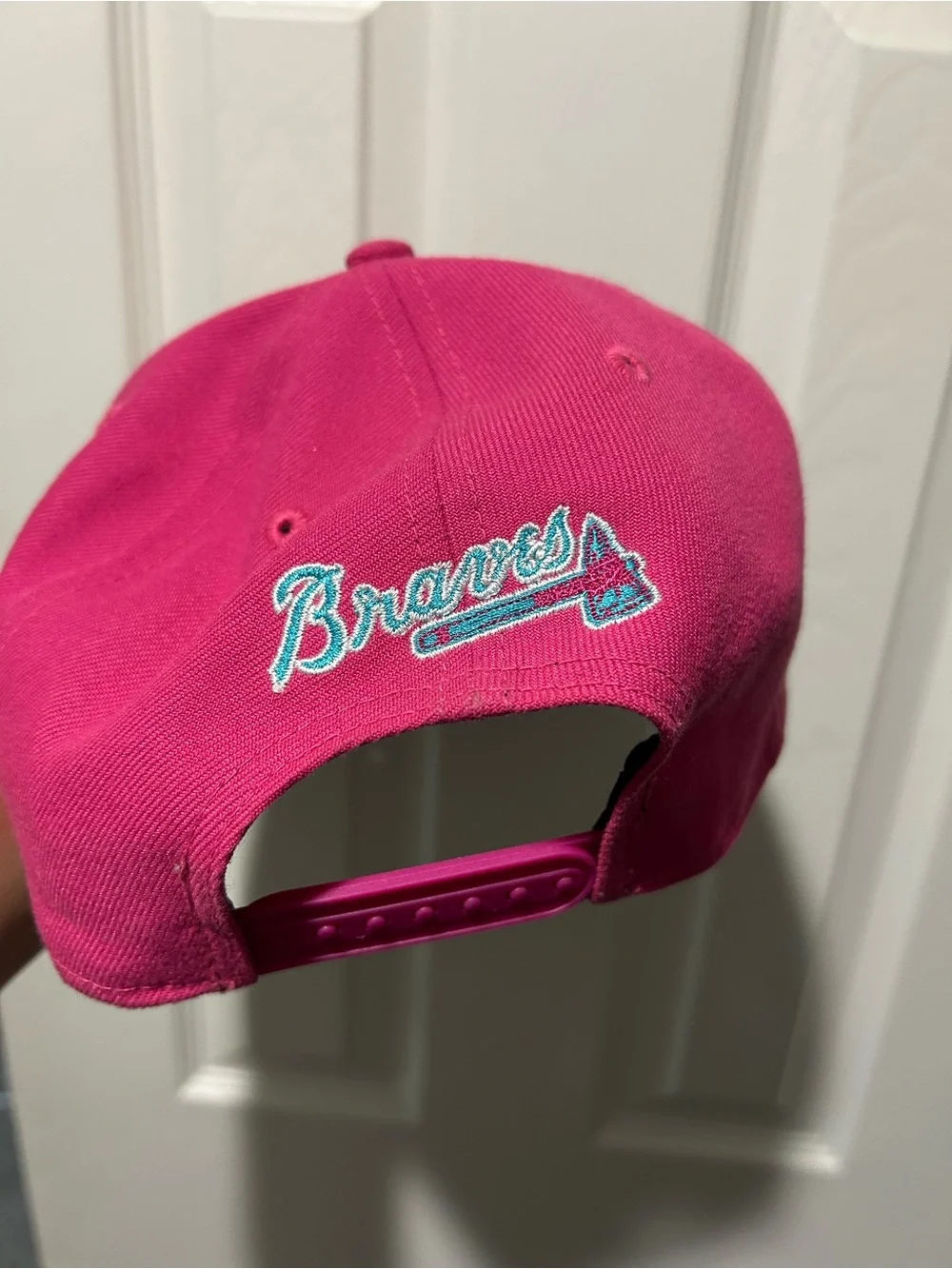 New Era Pink Atlanta 'A' Fitted Hat